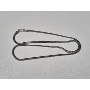 Vintage Sterling Silver Snake Chain 18"